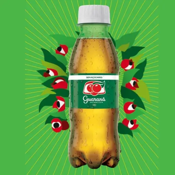 Guaraná, a tropical fruit from the Amazon, known for its energizing properties, often used to make refreshing soft drinks and energy beverages.